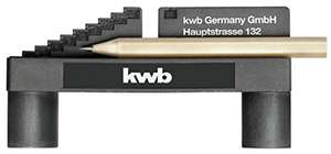 kwb Mittenfinder/Center-Finder zur Mittel-Punkt Ermittlung inkl. Bleistift und Magnet-Funktion