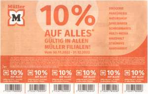 Müller: 10% Rabatt