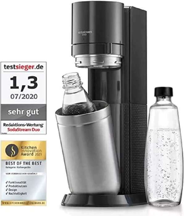 SodaStream "Duo Umsteiger" Trinkwassersprudler (titan)