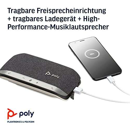Poly - Sync 20 Bluetooth-/USB-C Konferenzlautsprecher - tragbare Freisprecheinrichtung - WHD "Wie neu" oder "sehr gut"