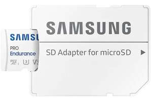 Samsung PRO Endurance R100/W40 microSDXC 128GB Kit, UHS-I U3, Class 10