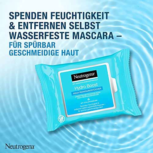 6x 25Stk. Neutrogena Hydro Boost Abschminktücher