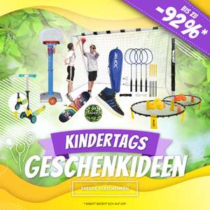 Sportspar: Kindertags Angebote z.b. SPORTCRAFT 2-in-1 Tennis und Fußball Tetherball Set für 22,94€