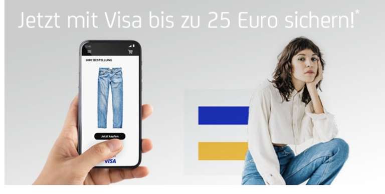 Visa Online-Geld-zurück-Aktion - bis zu 25€ sichern - 01.06.-15.07.2022