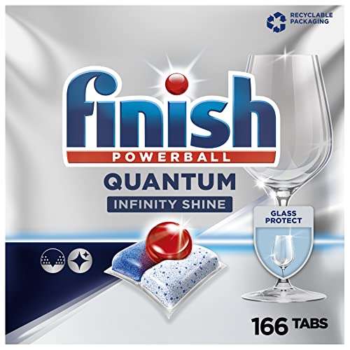 Finish Quantum "Infinity Shine" Spülmaschinentabs (166 Stück)