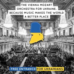 Freier Eintritt für geflüchtete Ukrainer für das Wiener Mozart Orchester im Musikverein