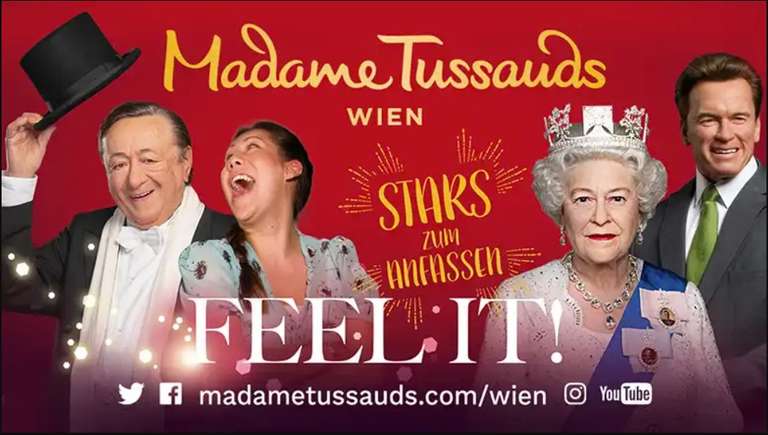 Madame Tussauds 1+1 gratis mit AK Wien / 13.3 gratis Wiener Bezirksmuseen für alle!