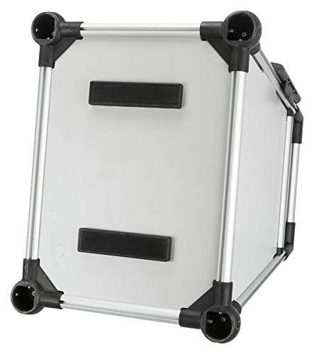 TRIXIE Hunde-Transportbox, Aluminium, XL: 94 × 87 × 93 cm, hellgrau/silber