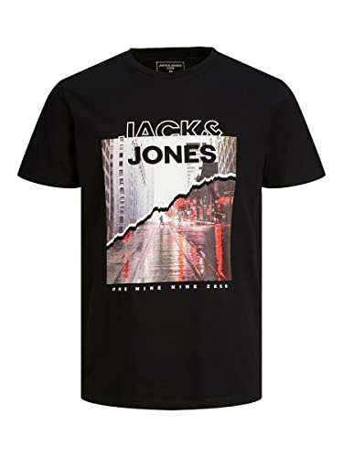 JACK & JONES Male T-Shirt Crew Neck / Größe S-XL