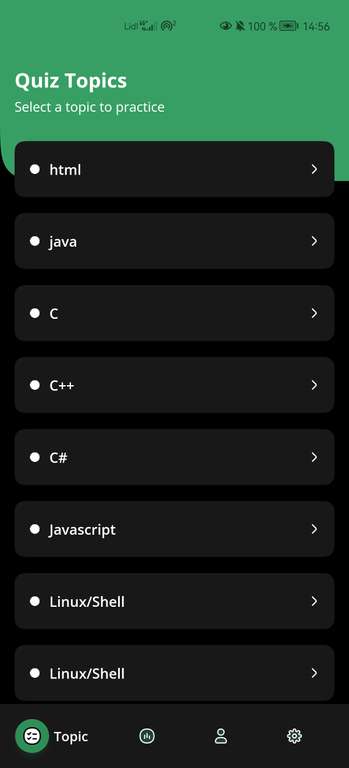 Gratis Android & iOS QuizApp um programmieren & co zu lernen C C++ Python Java + Allgemeinwissen