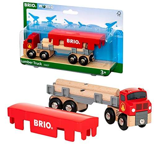 BRIO Holztransporter mit Magnetladung