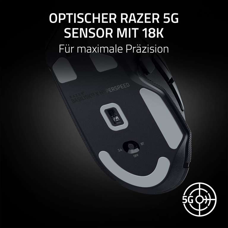 Razer Basilisk V3 X HyperSpeed, Kabellose Maus zum Bestpreis