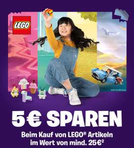 SmythsToys: 5€ Rabatt ab 25€ Bestellwert auf Lego + gratis Versand