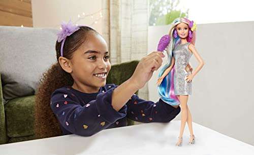 Angebot des Tages: Barbie-Puppe, Einhorn-Barbie-Puppe mit Meerjungfrauenhaar und Einhornkrönchen