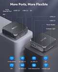 NiPoGi AK2 Plus Mini PC, Intel Alder Lake-N100 3,4GHz, 16GB RAM 512GB M.2 SSD, Windows 11 Pro