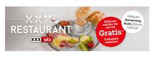 Gratis Frühstück XXXLutz Restaurant 18.04. bis 11 Uhr