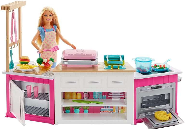 Barbie GWY53 - "Cooking und Baking" Deluxe Küchen-Spielset