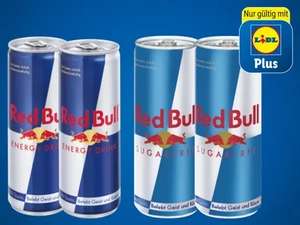 Lidl: Red Bull oder Red Bull Sugarfree für 0,85€ ab 6 Dosen mit der Lidl App (0,77€ möglich)
