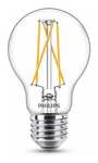 Philips LED Classic E27 Warmweiß Lampe, 60 W, Tropfenform, dimmbar