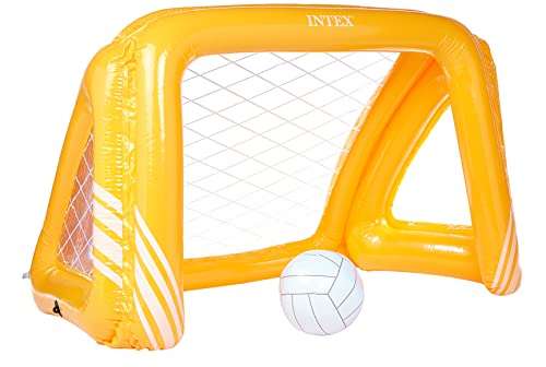 Intex Fun Goals Game - Aufblasbares Wasserballspiel - Wasserballnetz & Volleyballnetz