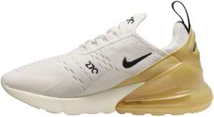 Nike – Air Max 270 – Sneaker in Weiß und Goldfarben / Größe 36-40