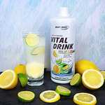 Best Body Nutrition Vital Drink ZEROP - Zitrone-Limette, Original Getränkekonzentrat - Sirup -zuckerfrei,1:80 ergibt 80 Liter Fertiggetränk