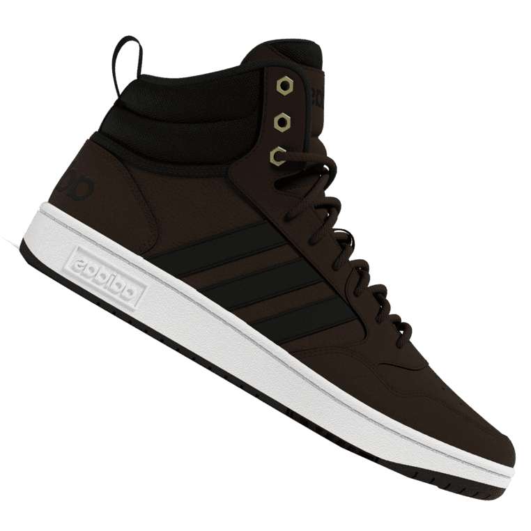adidas Sneaker Hoops 3.0 Mid WTR dunkelgrün oder dunkelbraun / Größe 38-41