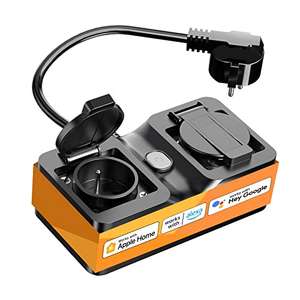 Refoss WLAN Outdoor Steckdose, HomeKit/Google/Alexa kompatibel