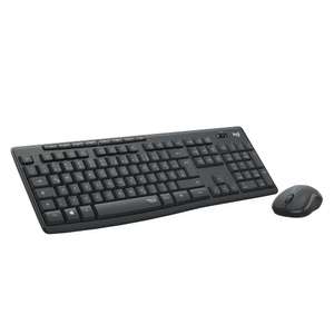 Logitech MK295 kabelloses Tastatur-Maus-Set mit SilentTouch-Technologie, Shortcut-Tasten, QWERTZ