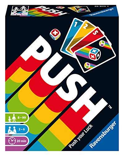 Ravensburger - Push, Kartenspiel für Erwachsene und Kinder ab 8 Jahren