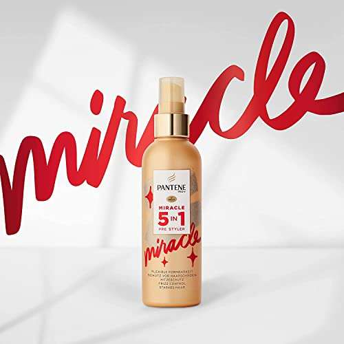 Pantene Pro-V Miracle 5-In-1 Pre-Styling Leave-In Spray, Mit Hitzeschutz, 200 ML (3 Stück für 7,02€)
