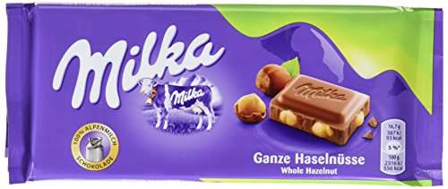 Milka Schokolade "Ganze Haselnuss" (100g)