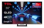 TCL 55C739 55 Zoll QLED 4k Google TV, HDR Pro, 144Hz VRR, 120Hz Motion Clarity