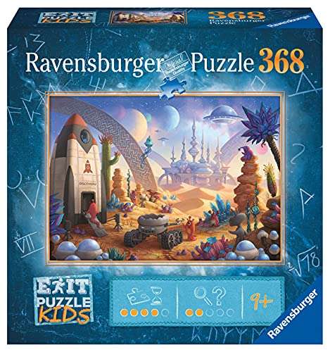 Ravensburger EXIT Puzzle Kids - 13266 Die Weltraummission - 368 Teile (kommt vor Weihnachten)