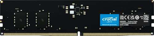 Crucial DIMM 8GB, DDR5-4800, CL40-39-39, on-die ECC