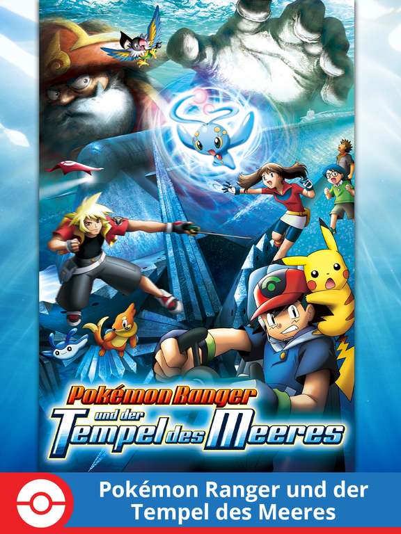 Pokémon Ranger und der Tempel des Meeres (2006, Film 9) kostenlos im Stream [PokémonTV]
