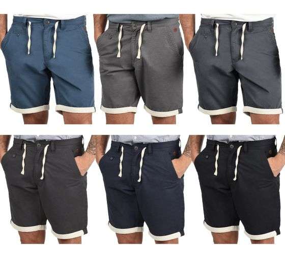 BLEND Kankuro Herren Baumwoll-Shorts - nachhaltige Jeans-Bermuda in Blau, Grau oder Schwarz (M-XXL)