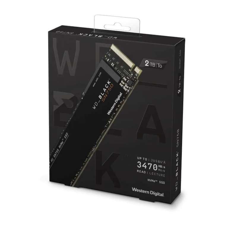 WD_BLACK SN750 NVMe SSD 2 TB M.2 PCIe Gen3