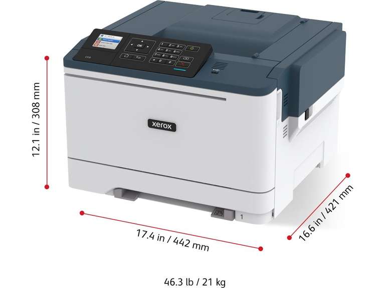 Xerox C310 Farblaserdrucker A4, Drucker, AirPrint, Duplex, USB, LAN, WLAN