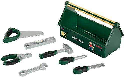 Theo Klein 8573 7-teiliges Werkzeug-Set mit Box