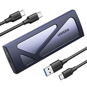 UGREEN NVMe M.2 USB 3.2 SSD Gehäuse-Adapter mit Kühlkissen 10 Gbps für NVMe PCIe