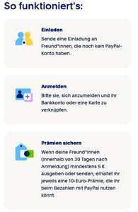 PayPal (10 € Gutschrift für jede Einladung möglich ==> Bedingungen lesen)