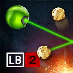 "LASERBREAK 2 - Physics Puzzle" (Android) gratis im Google PlayStore - ohne Werbung / ohne InApp-Käufe -