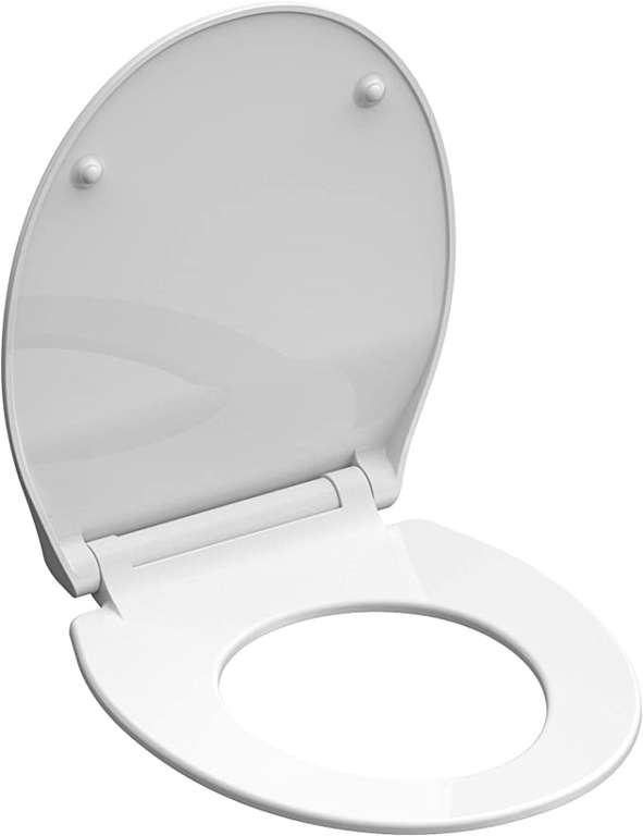 SCHÜTTE Duroplast Toilettensitz mit Absenkautomatik in Schwarz oder Weiß