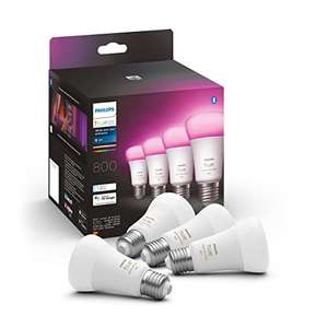 4er-Pack Philips Hue White and Color Ambiance LED-Bulb E27 6.5W