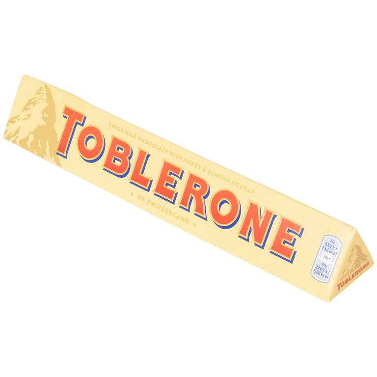 Toblerone 100 g Milchschokolade und weiße Schokolade