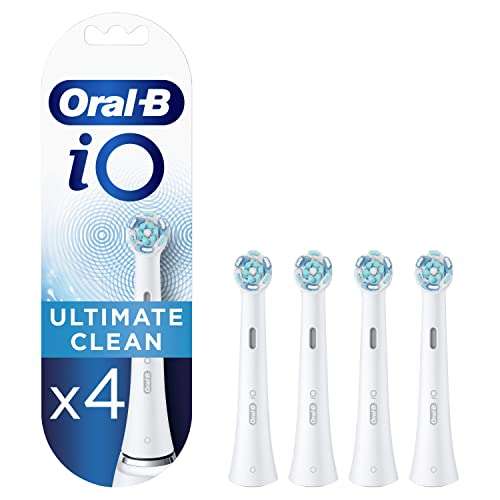 Amazon - Oral-B iO Ultimative Reinigung Aufsteckbürsten 4 Stück (Farbe Weiss)