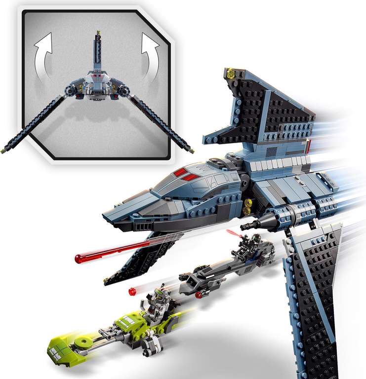 LEGO Lego Star Wars 75314 Das Bad Batch Attack Shuttle