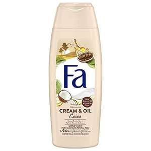 Fa Cream & Oil Shower Gel Coconut Oil/Cocoa Butter Fragrance 4 x 250 ml