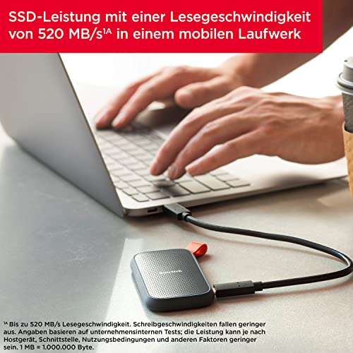 SanDisk Portable SSD, 1TB, USB-C 3.2